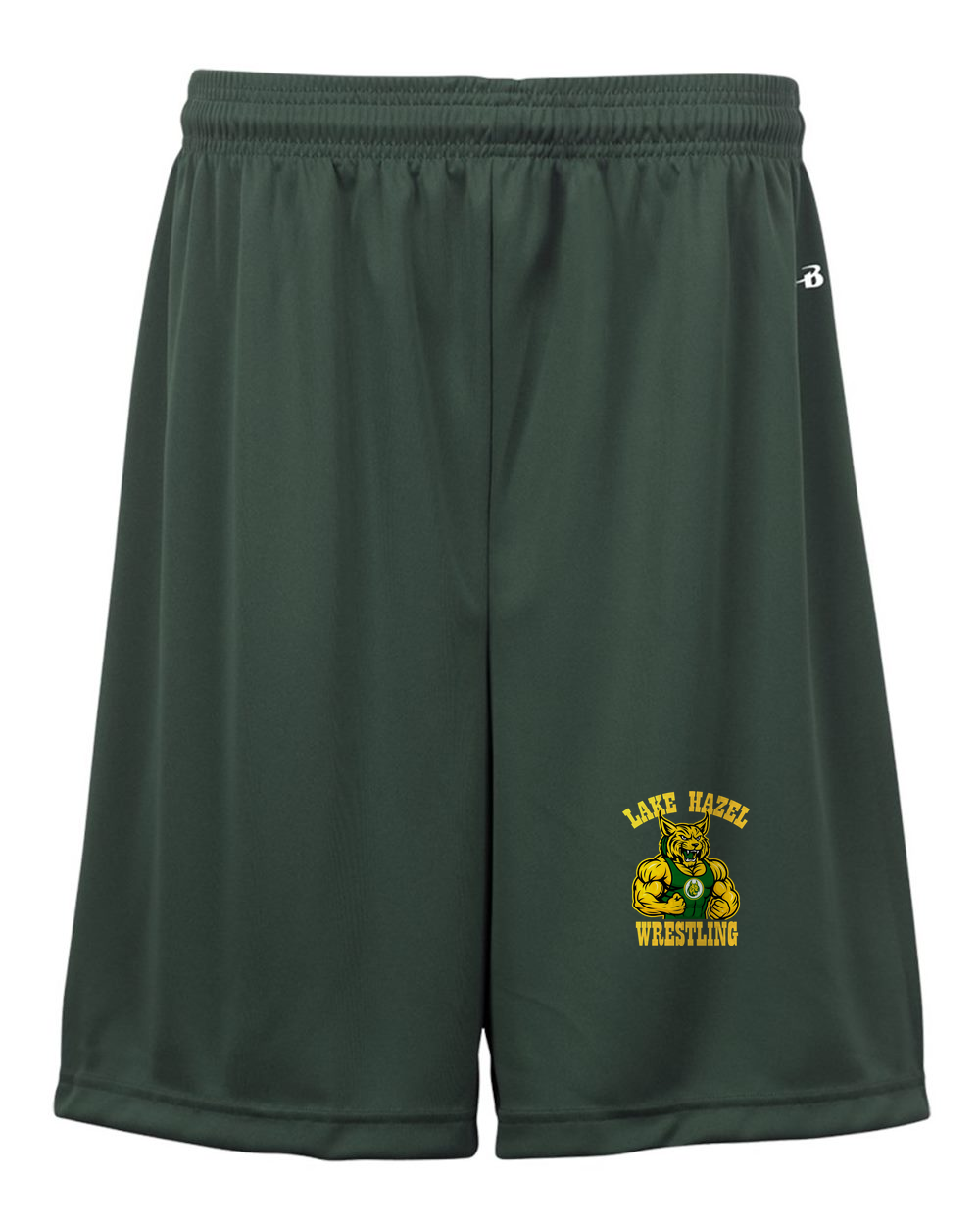 Lake Hazel Wrestling Shorts - youth Badger 2107 Forest