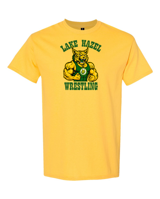 Lake Hazel Wrestling Tee - Gildan 5000 Daisy