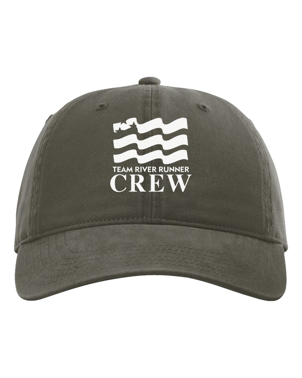 Team River Runner CREW dad hat - Army Green (Richardson 326)