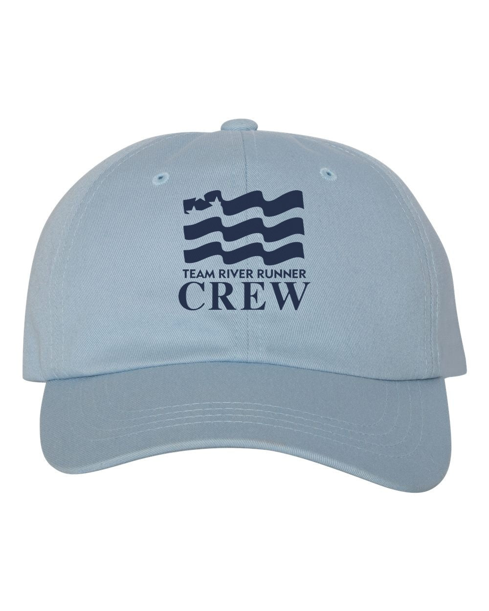 Team River Runner CREW dad hat - Light Blue (Yupoong 6245CM)