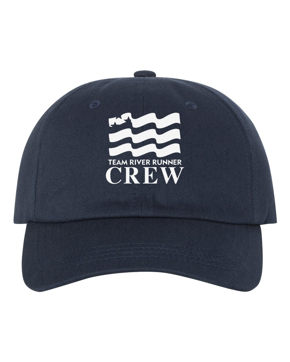 Team River Runner CREW dad hat - Navy (Yupoong 6245CM)