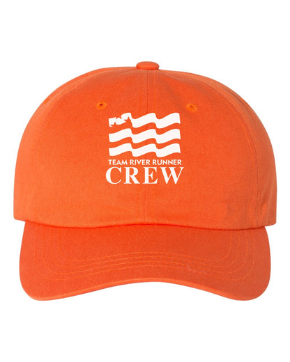 Team River Runner CREW dad hat - Orange (Yupoong 6245CM)