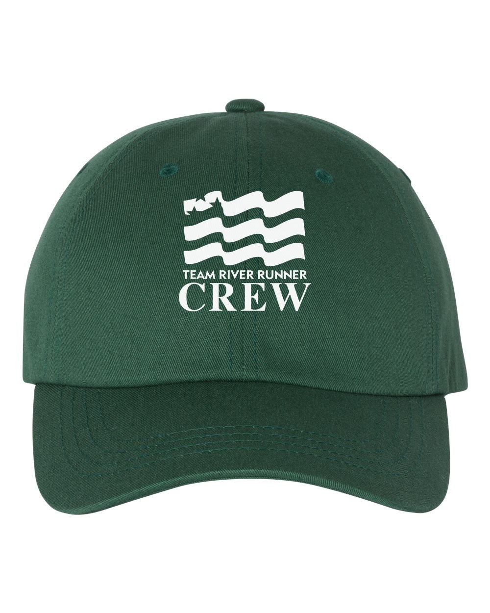 Team River Runner CREW dad hat - Spruce (Yupoong 6245CM)