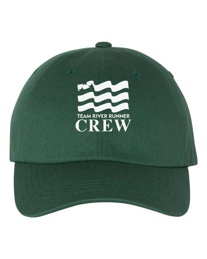 Team River Runner CREW dad hat - Spruce (Yupoong 6245CM)