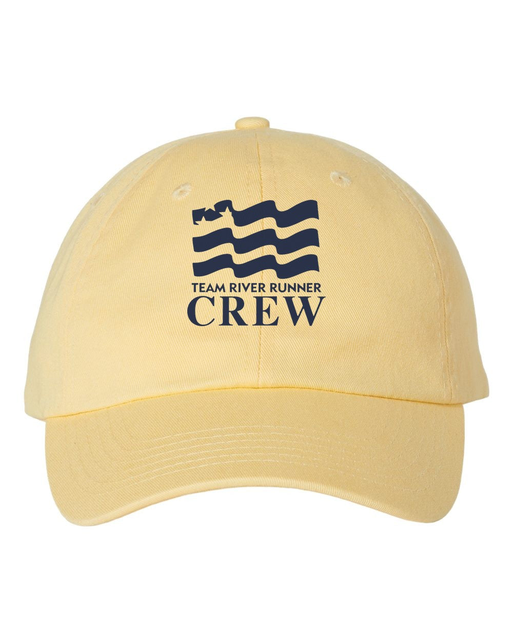 Team River Runner CREW dad hat - Butter (Valucap VC300A)