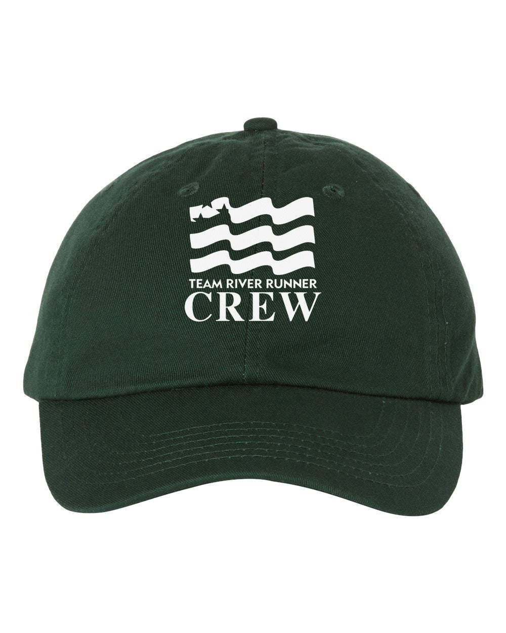 Team River Runner CREW dad hat - Forest Green (Valucap VC300A)