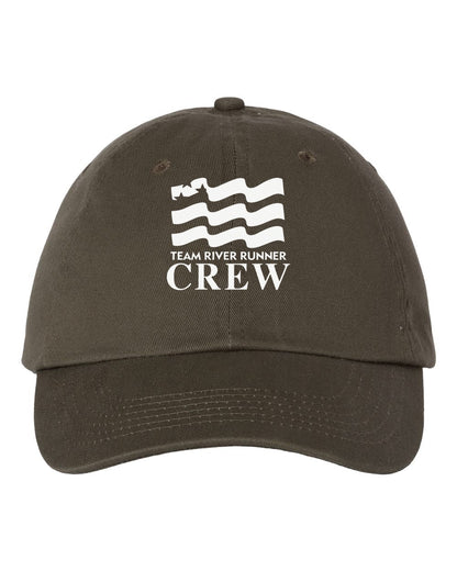 Team River Runner CREW dad hat - Olive (Valucap VC300A)