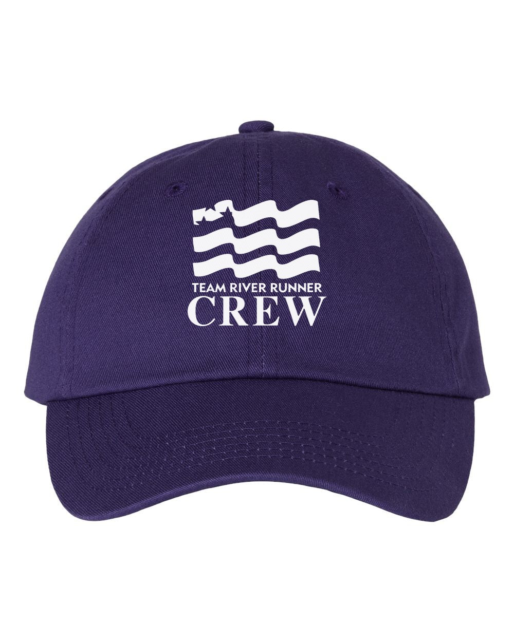 Team River Runner CREW dad hat - Purple (Valucap VC300A)
