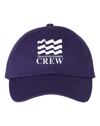 Team River Runner CREW dad hat - Purple (Valucap VC300A)