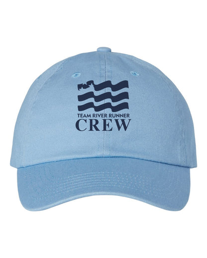 Team River Runner CREW dad hat - Sky Blue (Valucap VC300A)