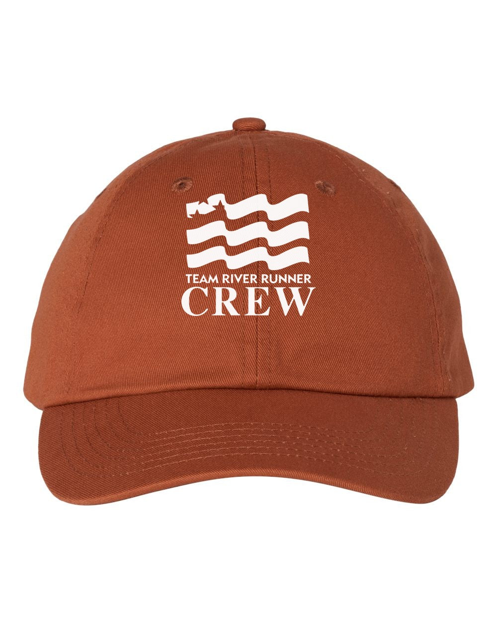Team River Runner CREW dad hat - Texas Orange (Valucap VC300A)