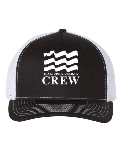 TRR CREW hat - Black/ White