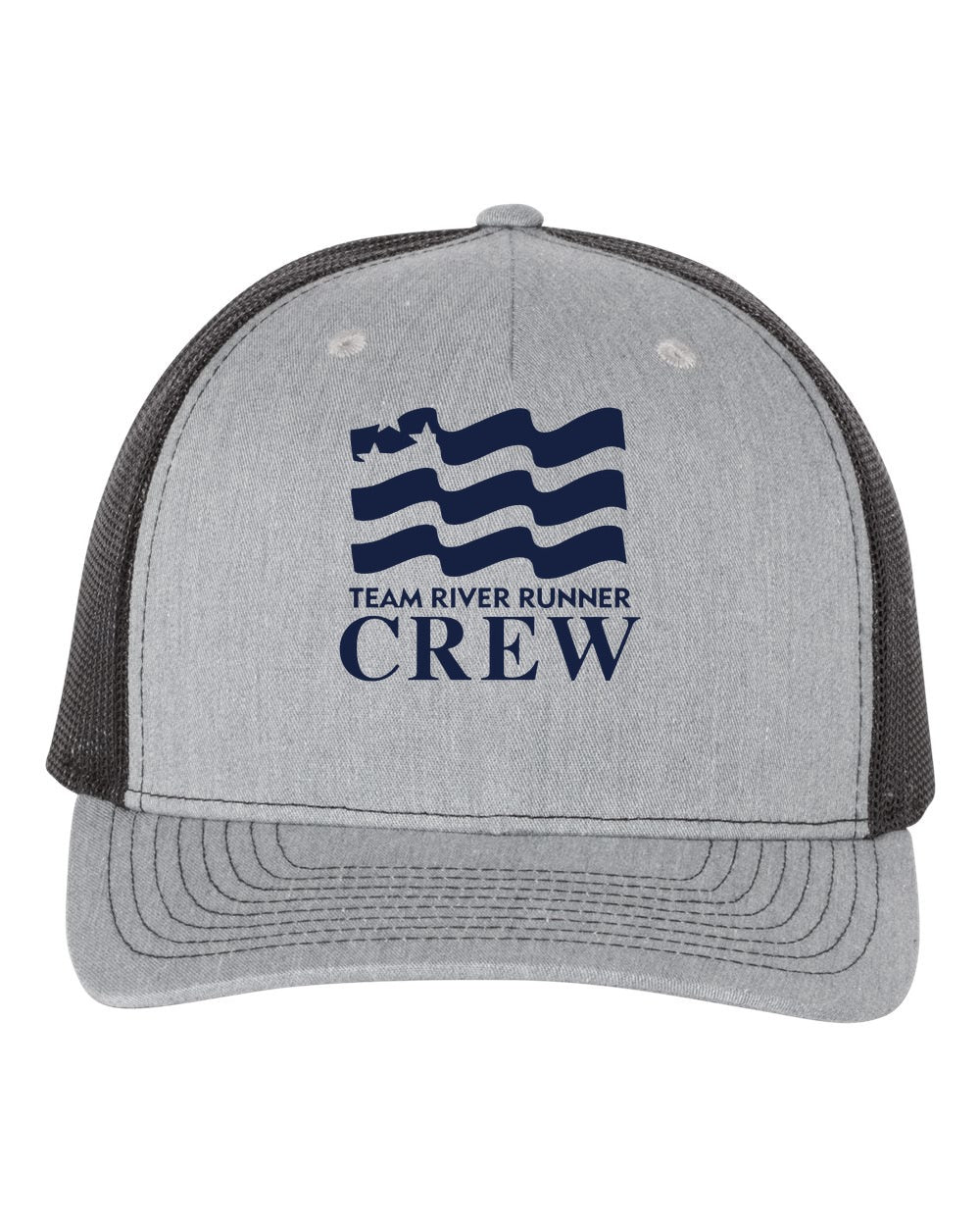 TRR CREW hat - Heather Grey/ Black