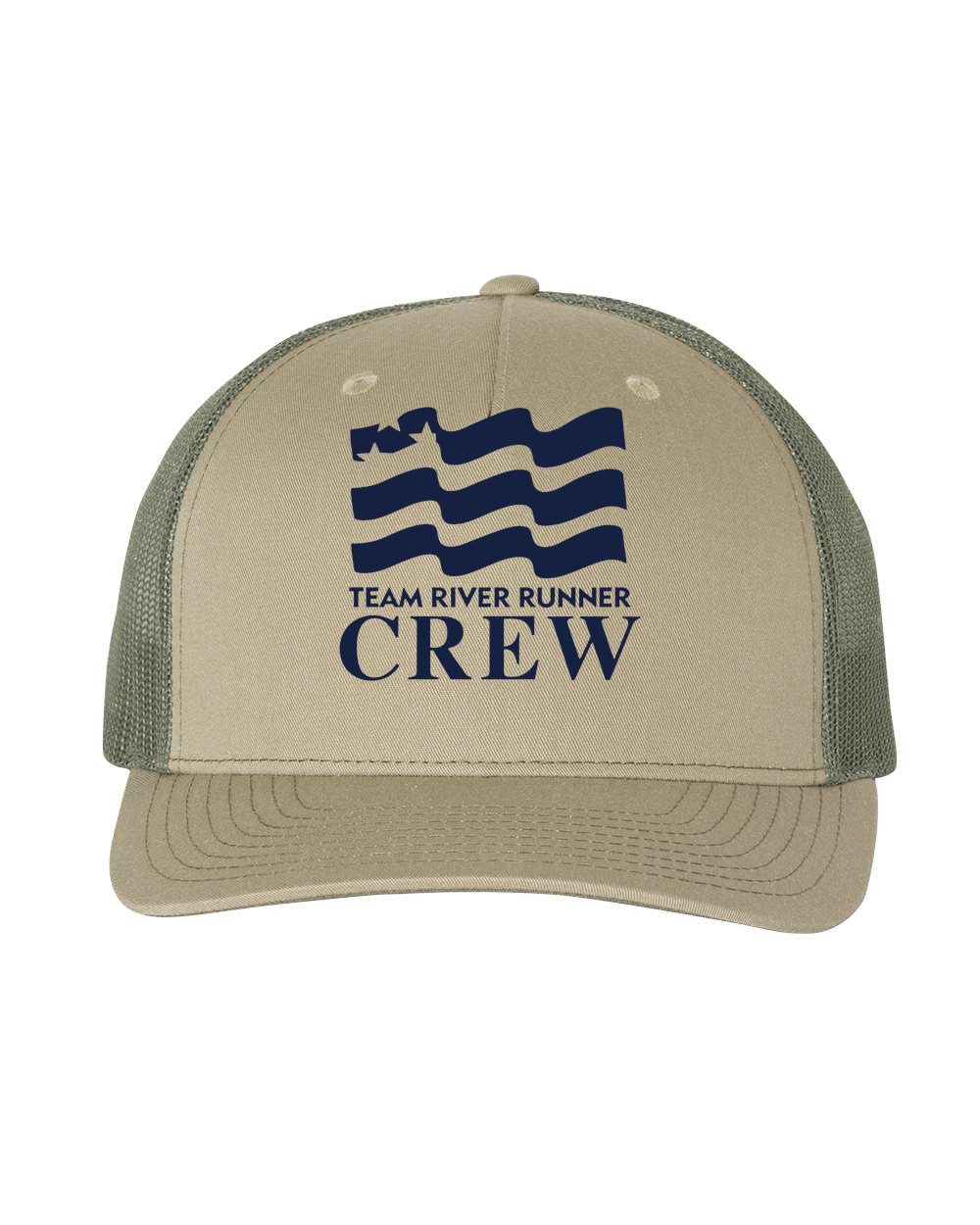 TRR CREW hat - Pale Khaki/ Loden Green