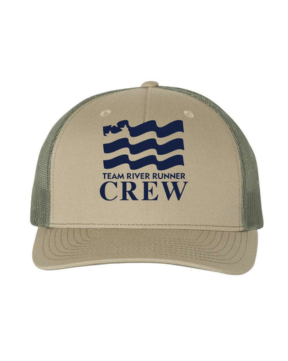 TRR CREW hat - Pale Khaki/ Loden Green