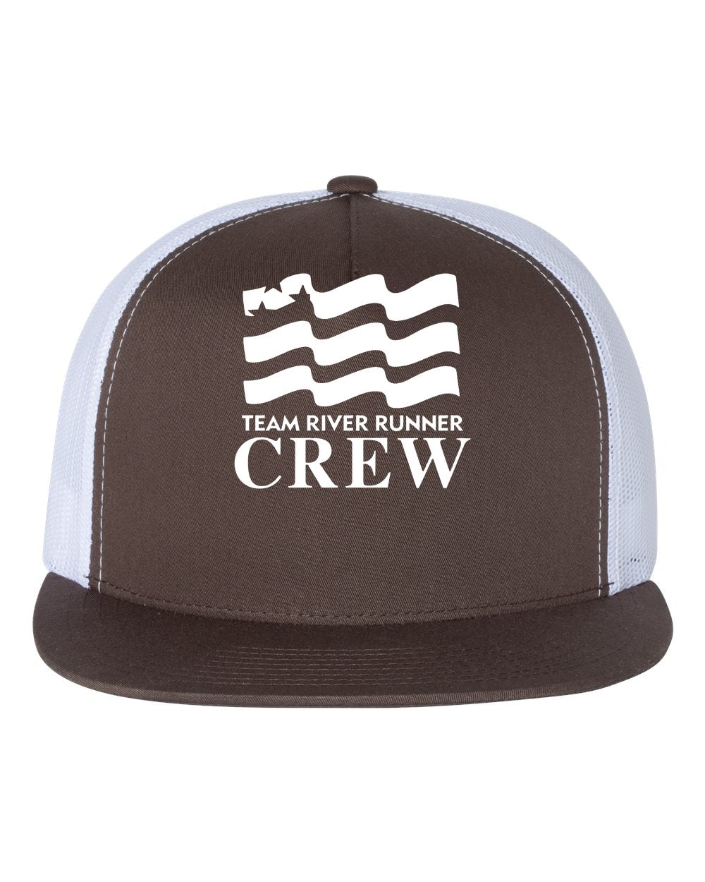 TRR CREW hat - Brown/ White (YP 6006)