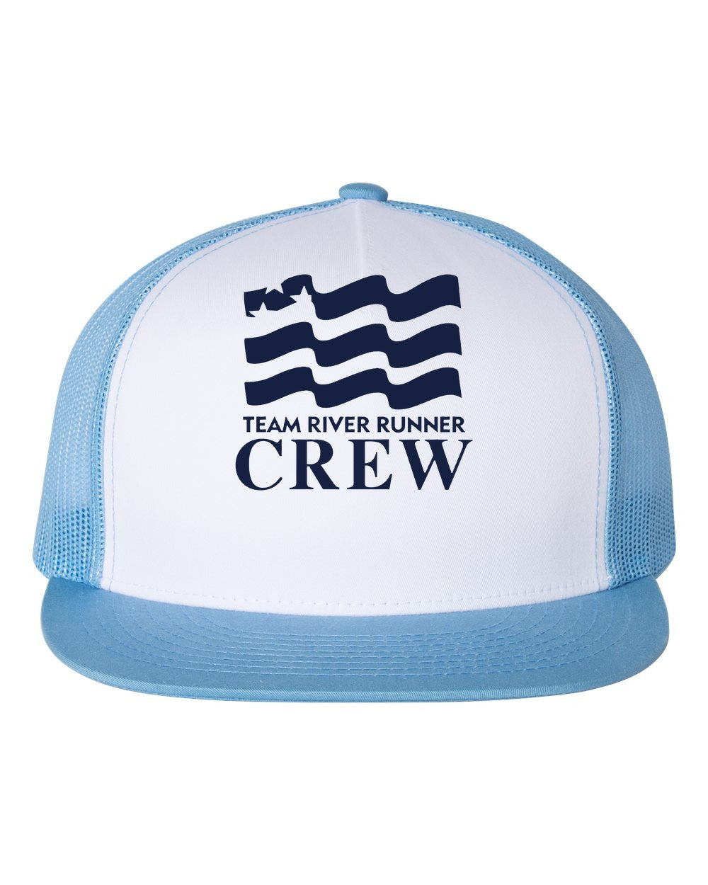 TRR CREW hat - Carolina Blue/ White (YP 6006)