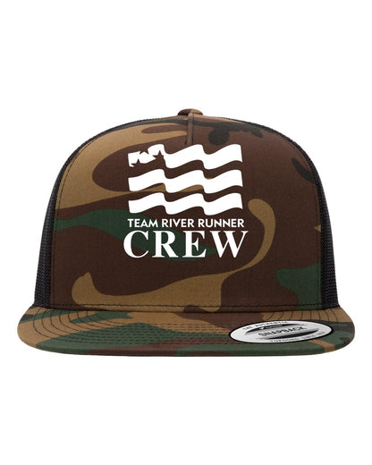 TRR CREW hat - Green Camo/ Black (YP 6006)