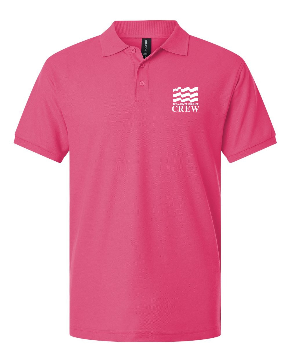 Team River Runner CREW Polo - Bright Pink