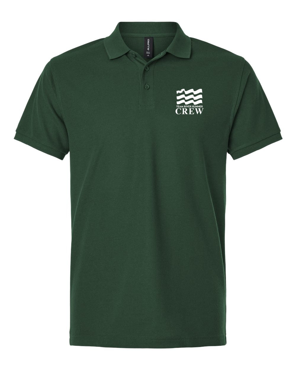 Team River Runner CREW Polo - Forest Green