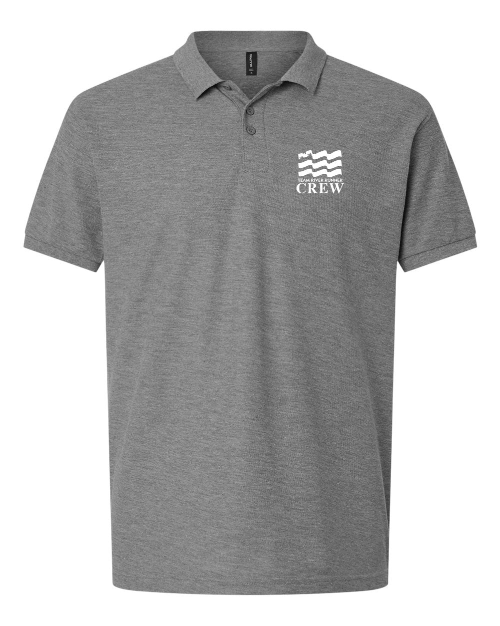 Team River Runner CREW Polo - Heather Granite