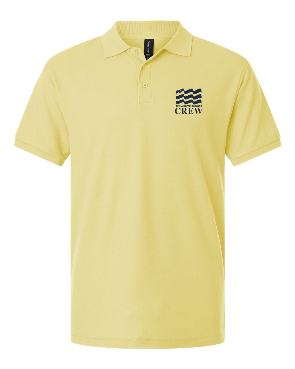 Team River Runner CREW Polo - Light Yellow